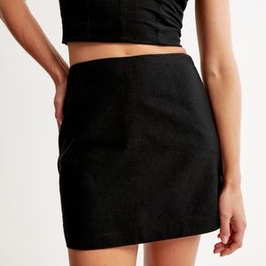 Abercrombie & Fitch Black Mini Skirt